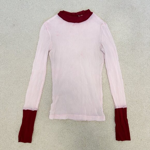 Free People Sheer Mesh Top - Picture 1 of 4